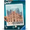 Image de Ravensburger CreArt Colorful Milan - Schilderen op nummer voor volwassenen