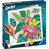 Image de Ravensburger CreArt Tropical Plants - Schilderen op nummer voor volwassenen