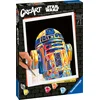 Image de Ravensburger CreArt Star Wars: R2-D2 - Schilderen op nummer voor volwassenen