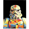 Image de Ravensburger schilderen op nummer Star Wars Stormtrooper creatief pakket.