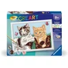 Image de CreArt Kids 18x24cm, Schilderen op nummer, Kittens en schoenen, Schilderen op nummer set, vanaf 7 jaar, 25528, Ravensburger