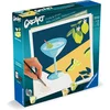 Image de Ravensburger schilderen op nummer creatief pakket citroen canvas 20x20 cm.