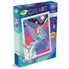Image de CreArt Kids 18x24cm Sparkling Pegasus, Schilderen op nummer Kit, Art Numbers, Leeftijd 7+, 25830, Ravensburger