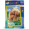 Image de CreArt Kids 31x21cm Proud Horses, Schilderen op Nummer Kit, Leeftijd 7+, 25850, Ravensburger