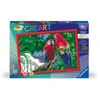 Image de CreArt Kids 31x21cm Papegaaien - Schilderen op nummer pakket Kunstgetal - Vanaf 7 jaar - 25854 Ravensburger