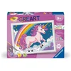 Image de CreArt Kids 18x24cm Neon Eenhoorn - Schilderen op nummer Kit Kunstgetal - Vanaf 7 jaar - 25904 Ravensburger