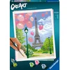 Image de Ravensburger CreArt Spring in Paris - Schilderen op nummer voor volwassenen - Hobbypakket