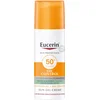 Image de Eucerin Sun Oil Control Gel-Crème Zonnebrand Gezicht - SPF 50+ - Zonbescherming voor Vette en Acne-gevoelige Huid - 50 ml