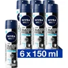 Image de NIVEA MEN Black & White Fresh Anti-Transpirant Spray - Deo Tegen witte en gele vlekken - 72 uur bescherming - Frisse geur   Alcoholvrij - 6 x 150 ml