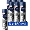 Image de NIVEA MEN Black & White Original Anti-Transpirant Spray - Geen witte of gele vlekken - Quickdry - Alcoholvrij - Beschermt 72 uur - 6 x 150 ml