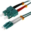 Image de Helos 5m OM3 LC/SC Glasvezel kabel Turkoois