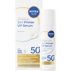 Image de NIVEA SUN UV Face 2-in-1 Primer Makeup   Zonnebrand Gezicht SPF 50+ - Gezichtsserum met Hyaluronzuur - Zonder Parfum   Zonnebrandcrème - 30ml