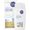 Image de NIVEA SUN UV Face Light Daily Fluid Zonnebrand Gezicht SPF 50+ - Light Tinted - Zonnebrandcrème - 40 ml