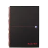 Image de Oxford BLACK N' RED spiraalblok karton 140 bladzijden formaat A4 gelijnd