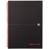 Image de Oxford Black n'Red - Spiraalnotitieboek - A4 - 192 pagina's - Geruit