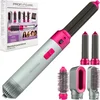 Image de ProfiCare HAS 3132 - 4 in1 Multistyler - Heteluchtborstel -Airstyler - Hairwrap -Hairstyler voor krullen, volume, stijlen en drogen - grijs/pink - 3 standen
