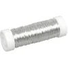 Image de Rayher Sieraden maken draad - zilver - 0.3 mm dik - 50 meter snoer - haakdraad - bindmaterialen - rijgkoord