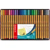 Image de STABILO Point 88 - Premium Fineliner 0,4 mm - Etui Met 25 Verschillende Kleuren