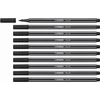 Image de STABILO Pen 68 - Premium Viltstift - Zwart - Doos 10 stuks