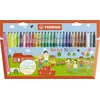 Image de Viltstift STABILO Trio A-Z 378/30 assorti etui à 30 stuks