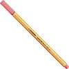 Image de STABILO point 88 - Fineliner 0,4 mm - Neon Rood - per stuk