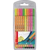 Image de STABILO Pen 68 - Viltstift - STABILO point 88 - Fineliner - Combinatie Etui - Neon Kleuren