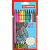 Image de STABILO Pen 68 - Premium Viltstift - Etui Met 12 Kleuren