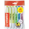 Image de STABILO Text F56371 markeerstiften, 6 stuks, gemixt