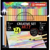 Image de STABILO ARTY Creative Set - Set Pen 68 & Point 88 Pastel - Combi Arty Etui Met 24 Stuks