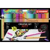 Image de STABILO ARTY Creative Set - Set Pen 68 & Point 88 - Combi Arty Etui Met 36 Stuks
