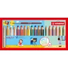 Image de STABILO woody 3 in 1 - Multi Talent Kleurpotloden - Etui Met 18 Kleuren, 6 Pastel, Puntenslijper & Penseel