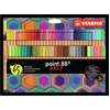 Image de STABILO point 88 - Premium Fineliner - Fine 0,4 mm - Set Met Alle 65 Kleuren