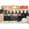 Image de STABILO BOSS ORIGINAL - Markeerstift - NatureCOLORS - Etui Met 8 Kleuren