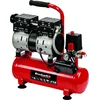 Image de Einhell Elektrische Compressor TE-AC 6 Silent - 550 W - 8 bar - 6 L tank - Aanzuigcapaciteit: 110 l/min - 57 dB (Stiller dan normale compressoren) - Olievrij