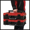 Image de Einhell E-Case S-F systeemkoffer - Max. Laadvermogen: 25 kg - Universeel opbergen en transporteren van accessoires en gereedschap - Stapelbaar - Koppelbaar - Inclusief foam binnenzijde