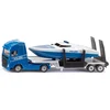 Image de Siku 1757, Volvo Truck met Boot, Schaal 1:87, Metaal/Kunststof