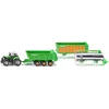 Image de SIKU 1848, DEUTZ Agrotron X720 tractor met Joskin-cargo hangerset, schaal 1:87, metaal/kunststof