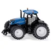 Image de SIKU 3291, New Holland T7.315 HD, speelgoedtractor, 1:32, metaal/kunststof, blauw, incl. frontgewicht, motorkap kan worden geopend, met trekhaak