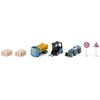 Image de SIKU 6336, cadeauset bouwplaats, incl. vrachtwagen, heftruck, wiellader, 6 pallets, 2 verkeersborden, metaal/kunststof, geel/blauw, bewegende delen