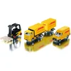 Image de SIKU 6324, DHL Logistieke Set, 4-delig, Metaal/Kunststof, Geel, Veel functies