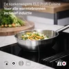 Image de Elo 2472426 Sauteerpan 24 cm roestvrij staal 18/8, Alle Vuren, Inductie- en Ovenbestendig, PFAS-vrij Koken, Speciale Energiebesparende Bodem, Geïntegreerde Maatverdeling, Vaatwasserbestendig, RVS, 2,5 L