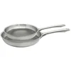 Image de Set van 2 pannen 24 en 28 cm van roestvrij staal en PFAS-vrije coating Elo Relief Passion