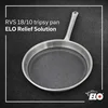 Image de Roestvrijstalen pan 18/10 32 cm Elo Relief Solution