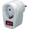 Image de Adapterstekker geaarde 1+ schakelaar