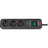 Image de Eco-Line 13.500A stekkerdoos met overspanningsbeveiliging 3-voudig antraciet 1,5m H05VV-F 3G1,5