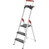 Image de Hailo Topline L100 - Aluminium Veiligheidsladder - 3 Treden - Ruimtebesparend