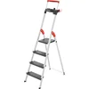 Image de Trapladder Hailo L100, EN 131, met multifunctionele schaal en steunbeugel, tot 150 kg, 4 treden