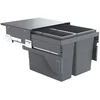 Image de Hailo AS Cargo - voor keukenkast vanaf 50 cm - 17L/13L/13L/Deksel - Uittrekbaar