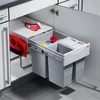 Image de Hailo 3642231 - AS ruimtebesparende Tandem Comfort - 20L/10L/10L/deksel - veegset