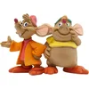 Image de Bullyland 12502   Speelfiguur en verzamelfiguur Guus & Jacques uit Assepoester, ca. 5 cm   levensecht en detailrijk vormgegeven   ideaal als taartfiguur en klein cadeautje voor kinderen vanaf 3 jaar.